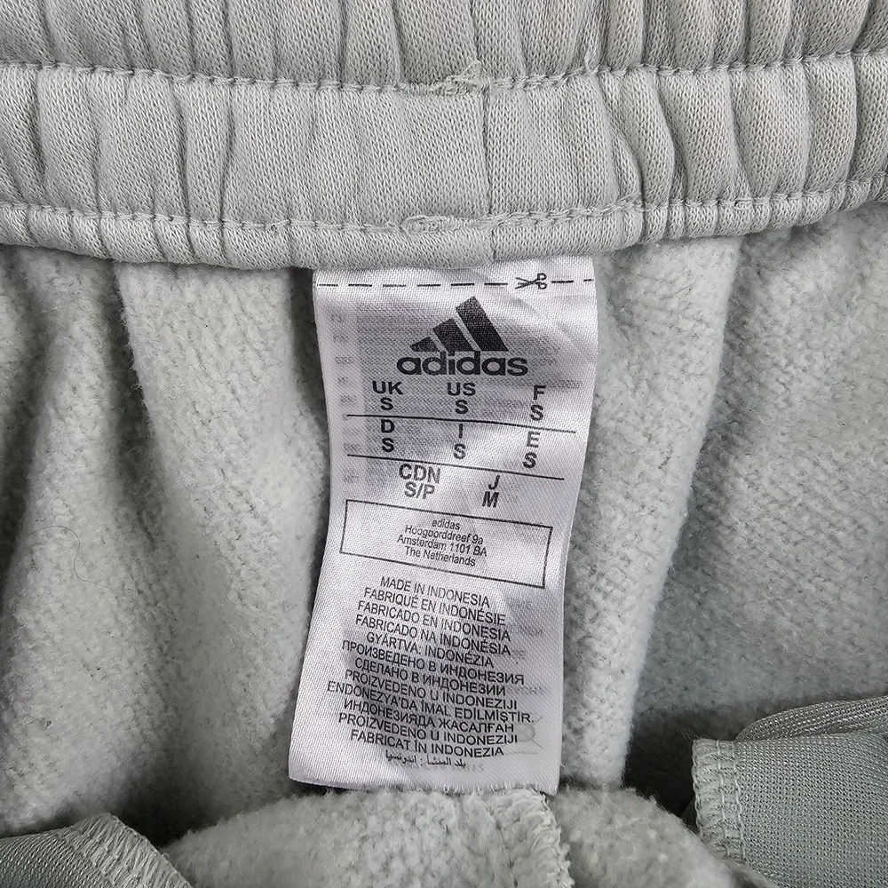 Adidas French Terry Tapered 3-Stripes Pants Mens S HL2271 Light Green Joggers